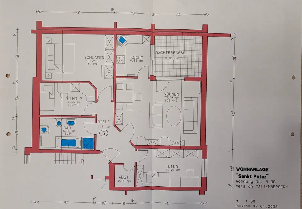 4 room apartment with 86 m² in Passau – Photo 5