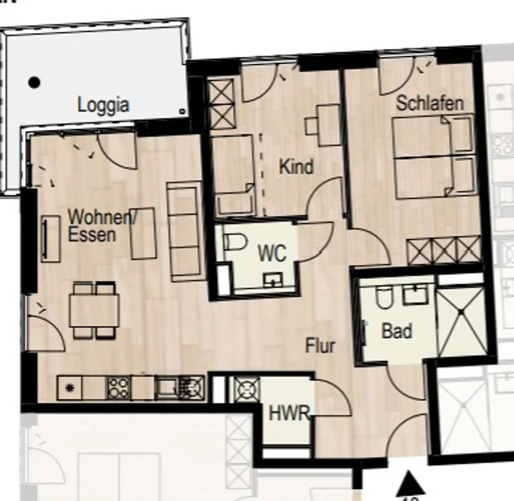 3 Zimmer Wohnung mit 88 m² in München – Bild 11