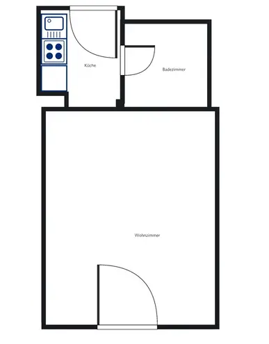 1 room apartment with 26 m² in Frankfurt am Main – Photo 10