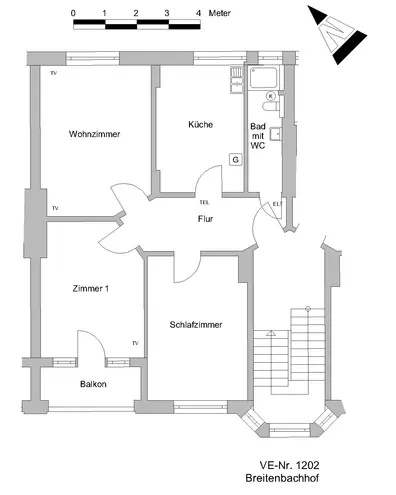 3 Zimmer Wohnung mit 67 m² in Bremen – Bild 2