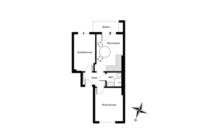 2 Zimmer Wohnung mit 47 m² in Düsseldorf – Bild 11