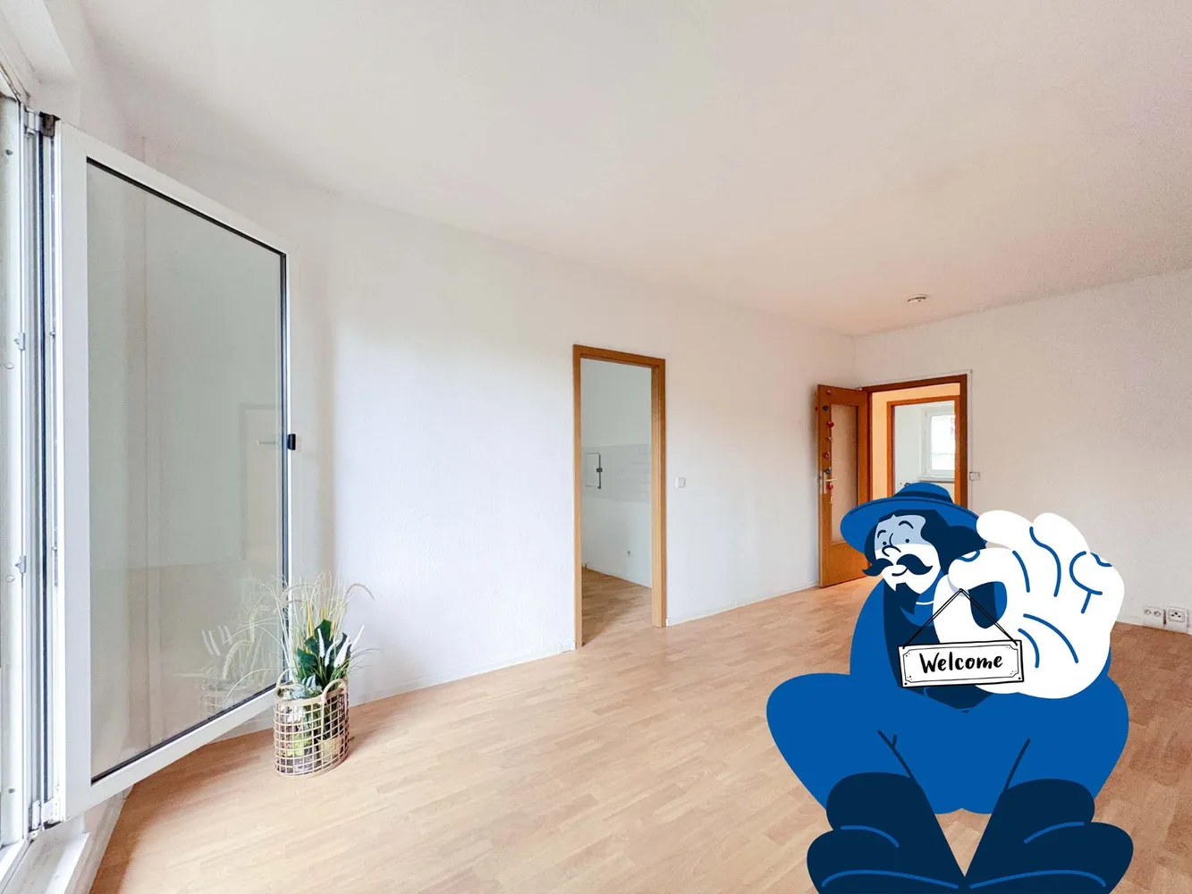 2 Zimmer Wohnung mit 56 m² in Magdeburg – Bild 1