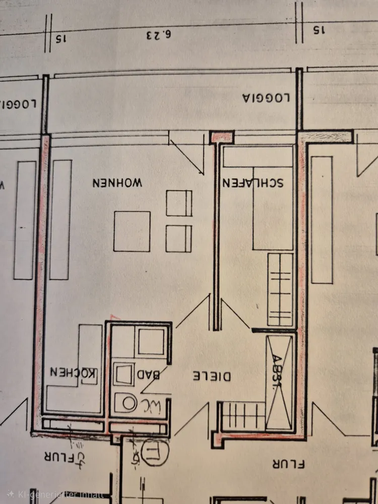 2 Zimmer Wohnung mit 43 m² in Münster – Bild 1