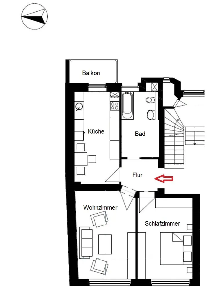 2 Zimmer Wohnung mit 71 m² in Cottbus – Bild 6