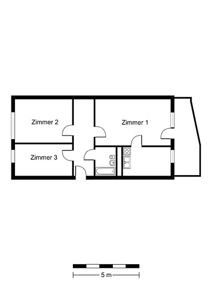 3 Zimmer Wohnung mit 71 m² in Berlin – Bild 4