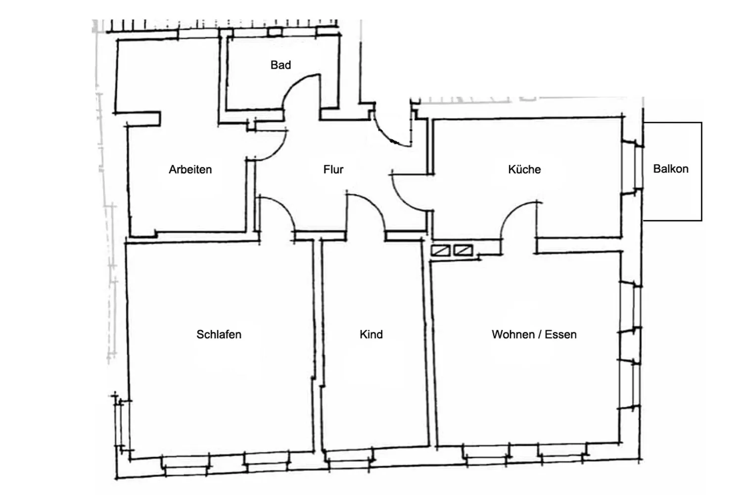 4 Zimmer Wohnung mit 96 m² in Pirna – Bild 2