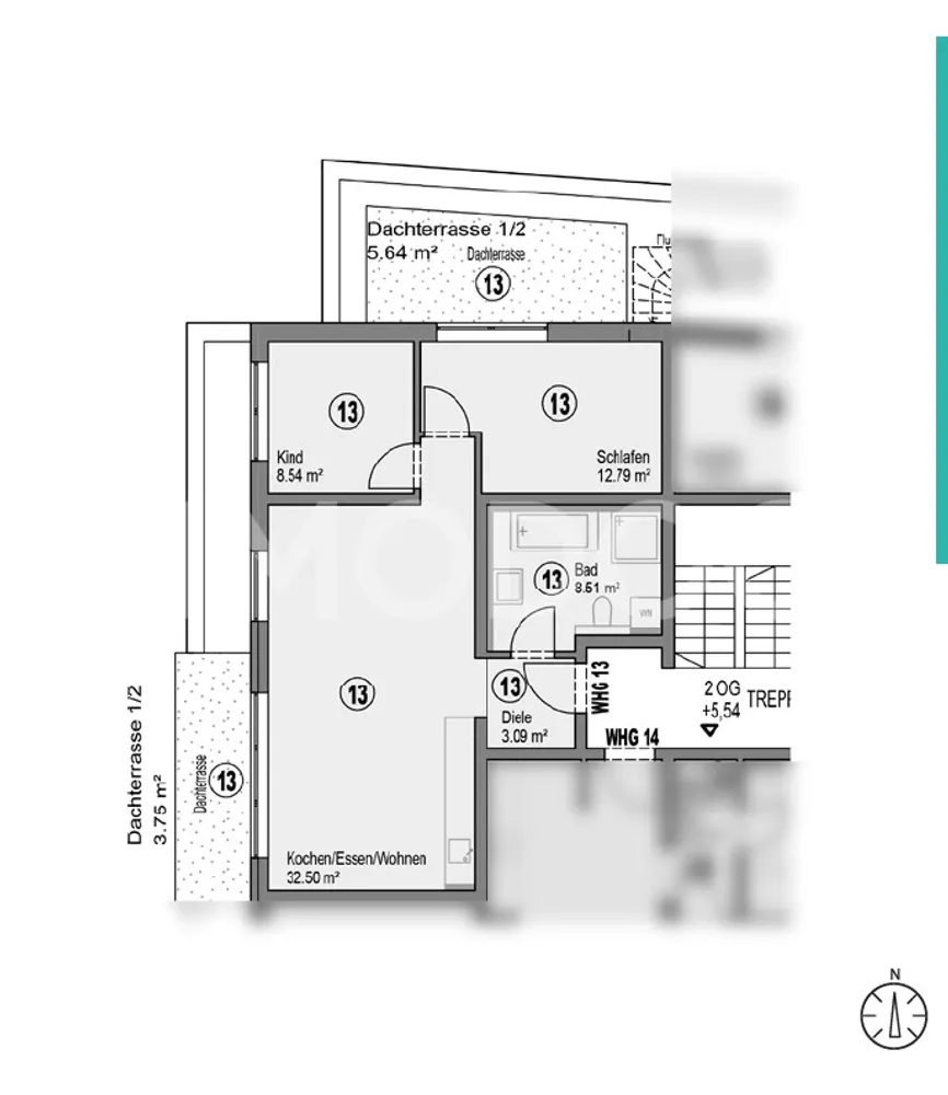 3 Zimmer Wohnung mit 75 m² in Kempten (Allgäu) – Bild 8