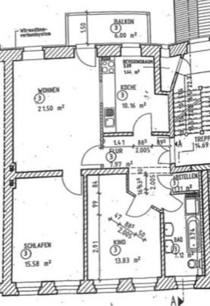 3 Zimmer Wohnung mit 81 m² in Leipzig – Bild 3
