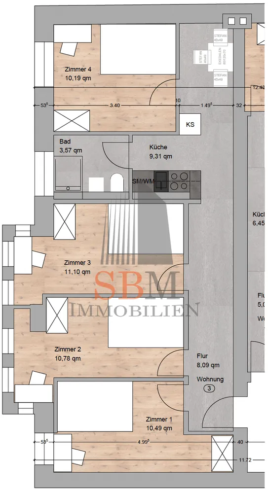 WG-Zimmer mit 11 m² in Nürnberg – Bild 9