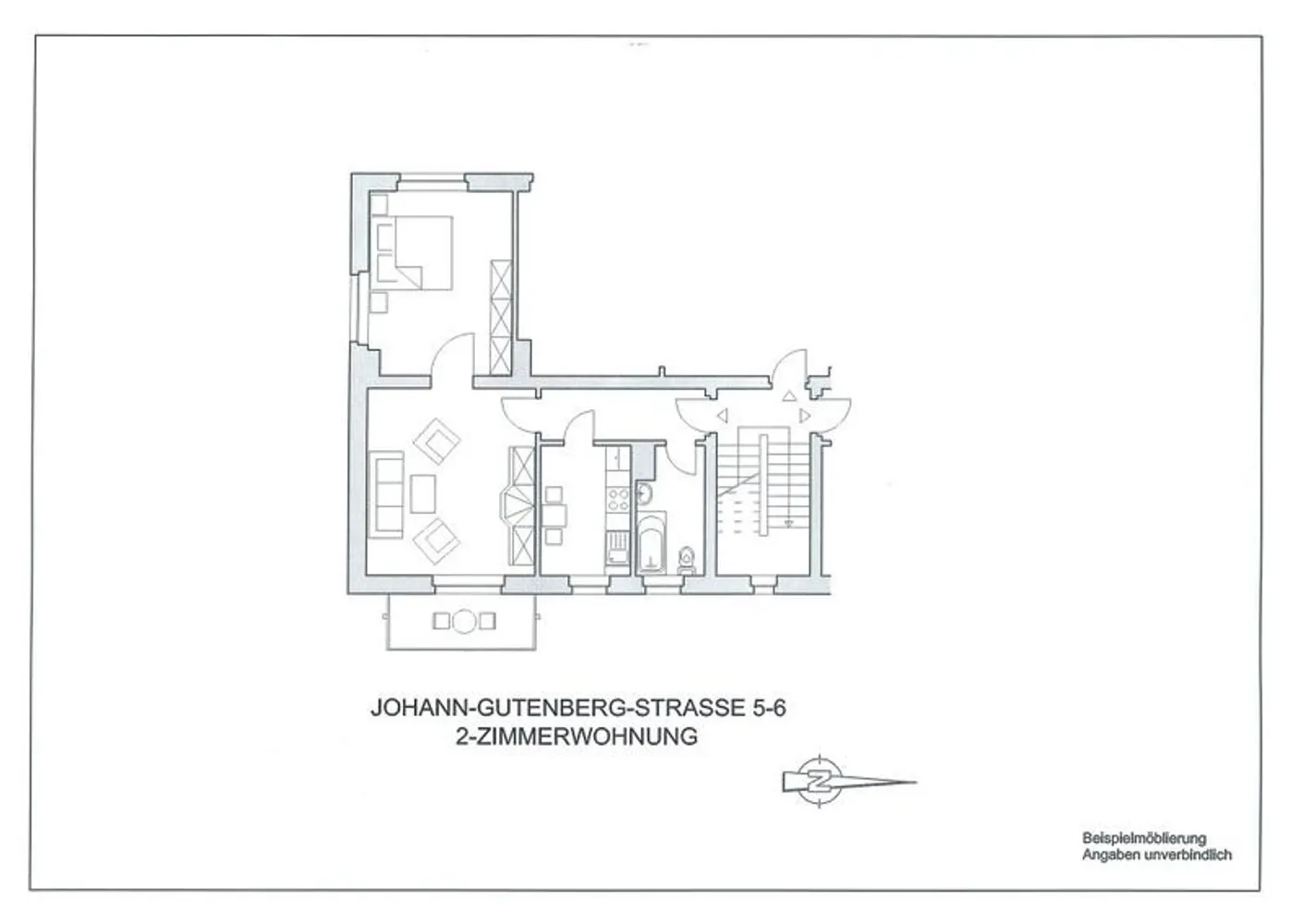 2 Zimmer Wohnung mit 50 m² in Naumburg (Saale) – Bild 4