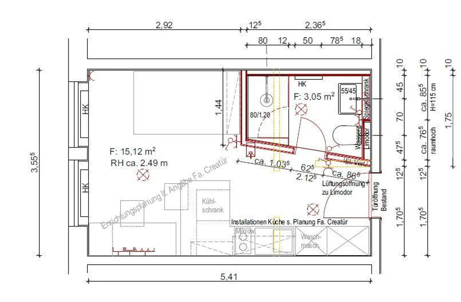 1 Zimmer Wohnung mit 21 m² in Passau – Bild 4