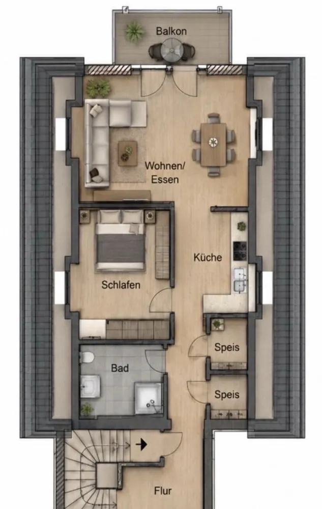 2 Zimmer Wohnung mit 58 m² in Ingolstadt – Bild 7