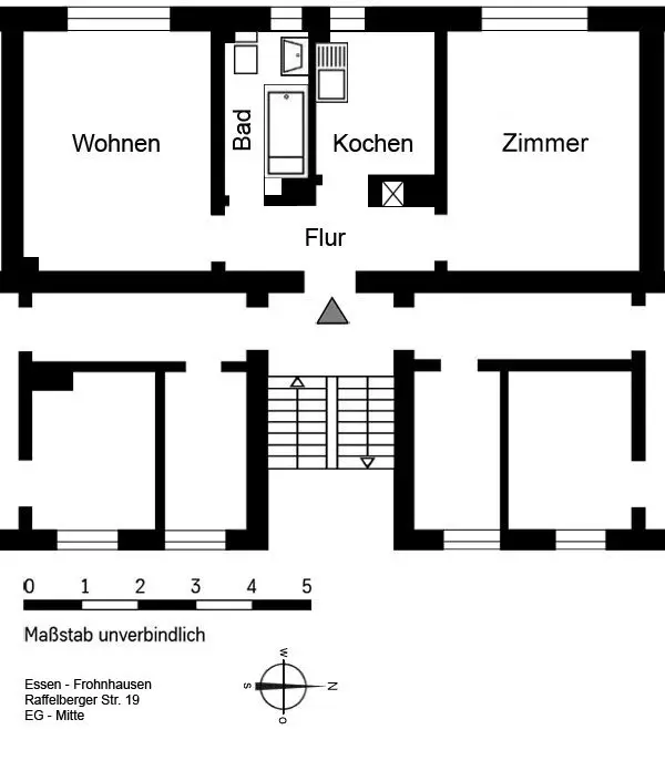 3 Zimmer Wohnung mit 45 m² in Essen – Bild 3
