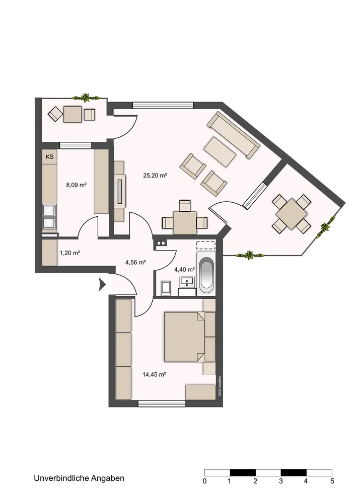 2 Zimmer Wohnung mit 64 m² in Wiesbaden – Bild 12