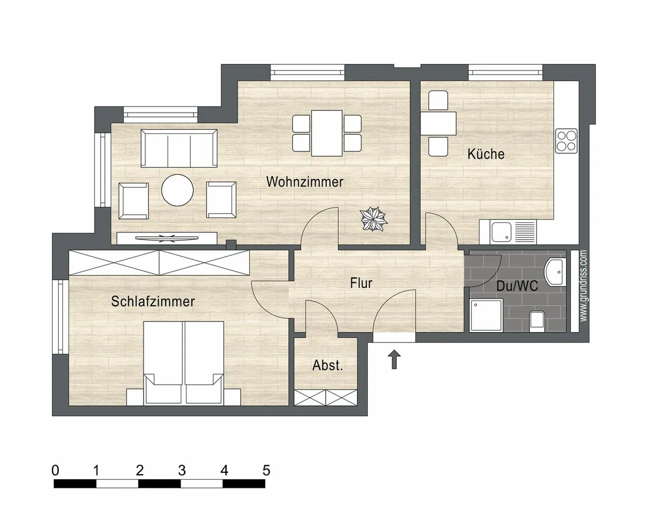 2 Zimmer Wohnung mit 79 m² in Neuss – Bild 3