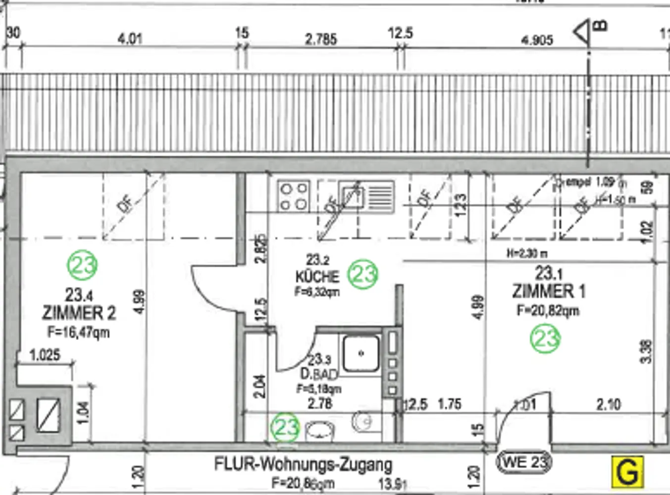 2 Zimmer Wohnung mit 49 m² in Kiel – Bild 7