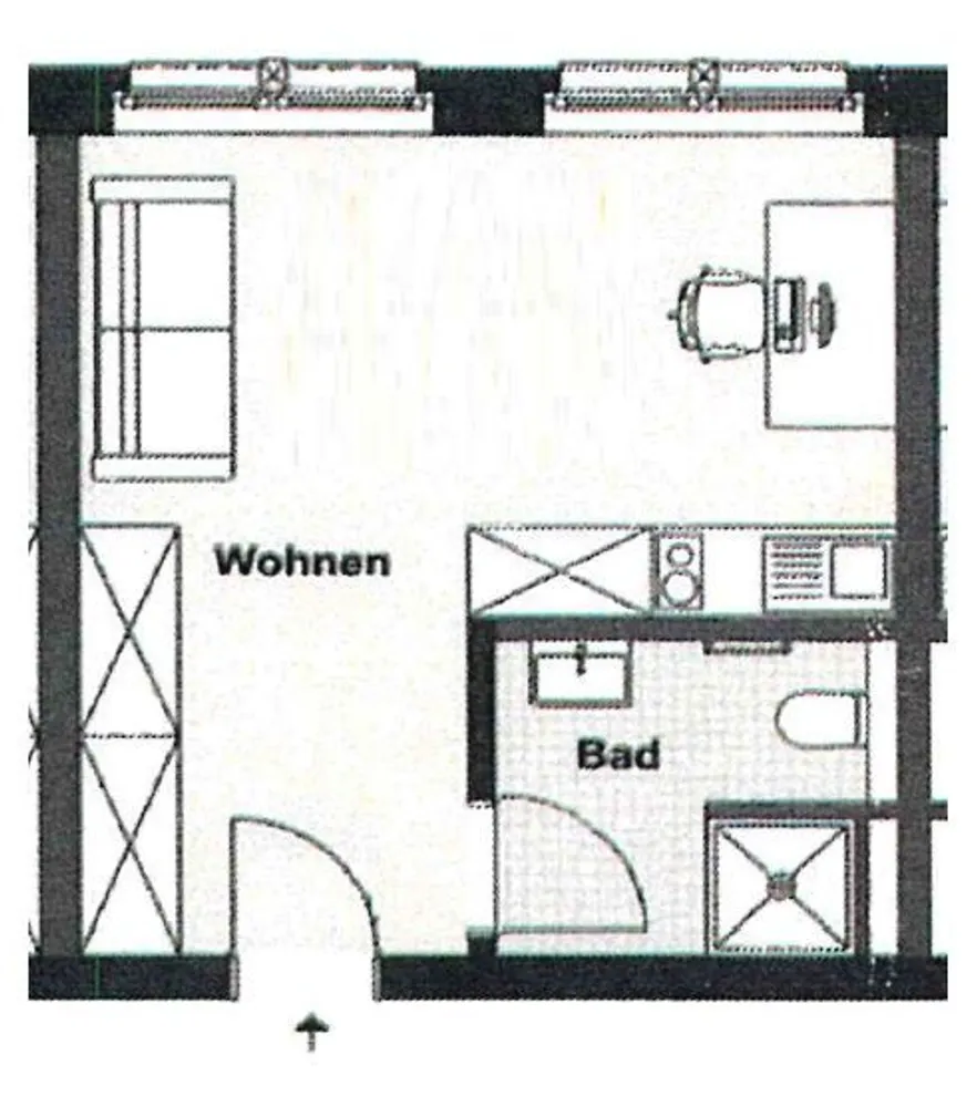 1 Zimmer Wohnung mit 30 m² in Magdeburg – Bild 4
