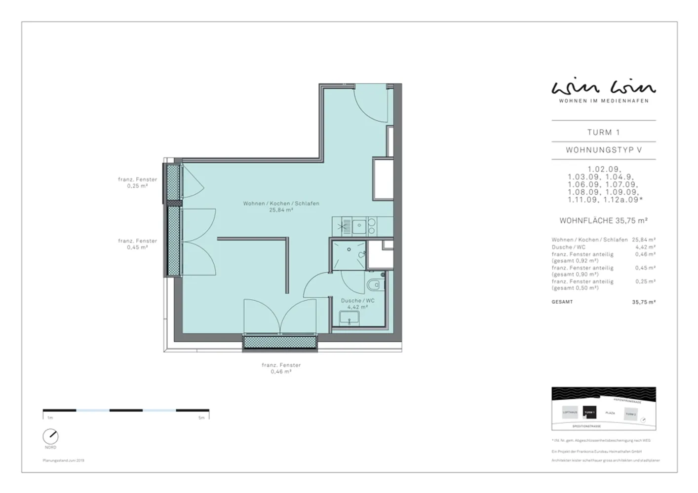 1 Zimmer Wohnung mit 36 m² in Düsseldorf – Bild 8