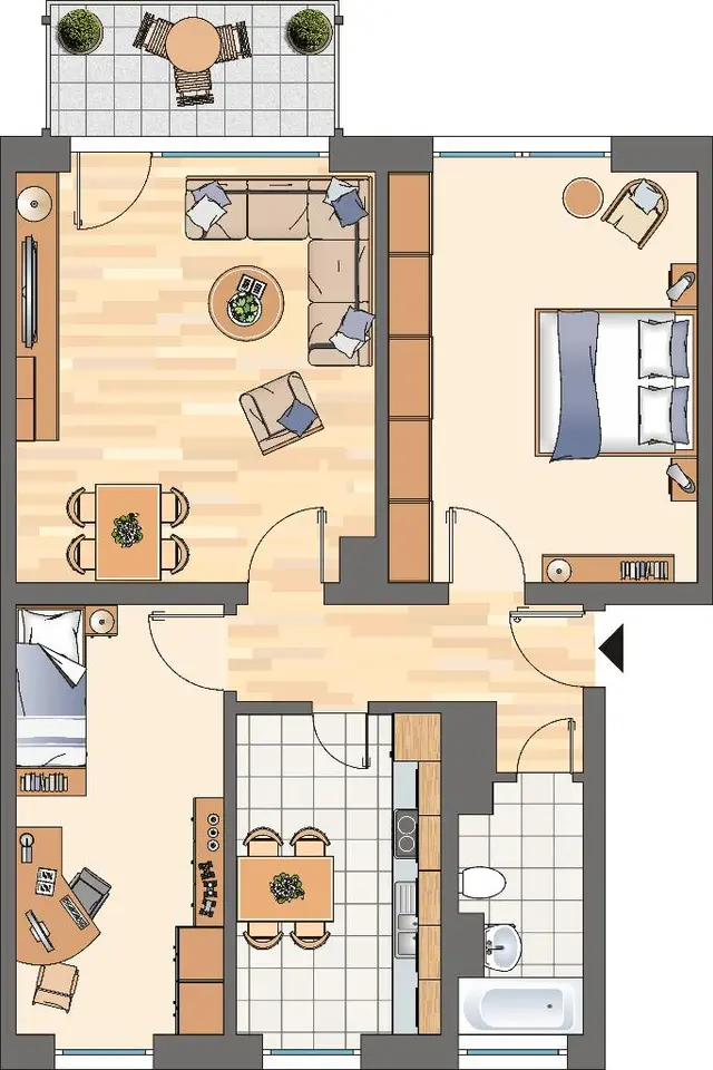4 Zimmer Wohnung mit 80 m² in Castrop-Rauxel – Bild 6