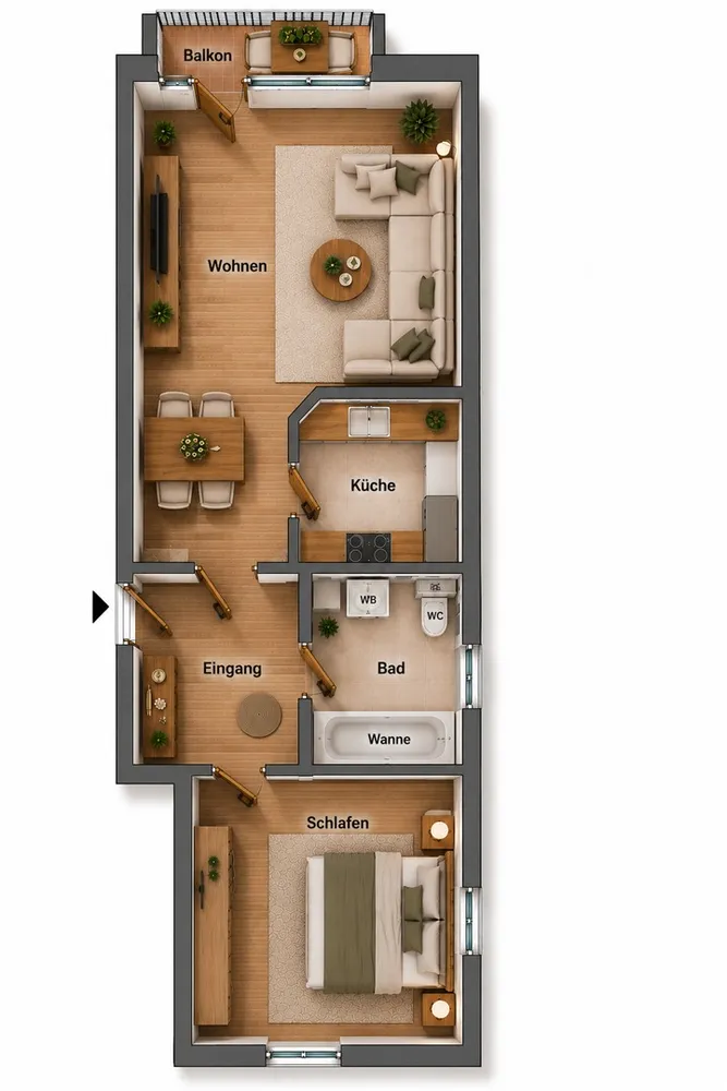 2 Zimmer Wohnung mit 51 m² in Dresden – Bild 10