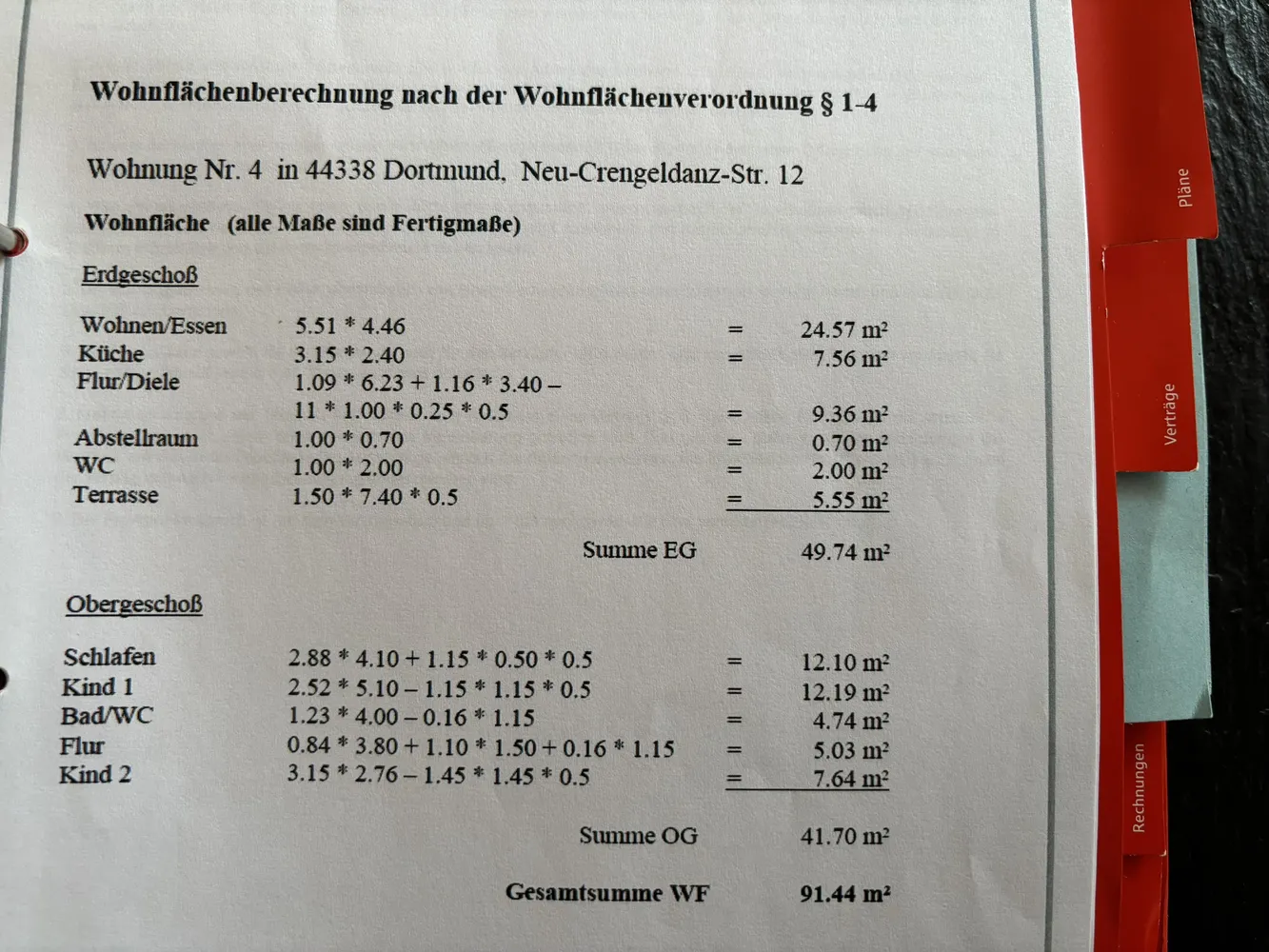 4 Zimmer Wohnung mit 91 m² in Dortmund – Bild 6