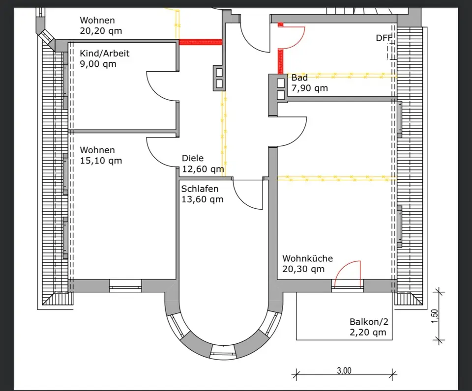 4 Zimmer Wohnung mit 81 m² in Augsburg – Bild 8