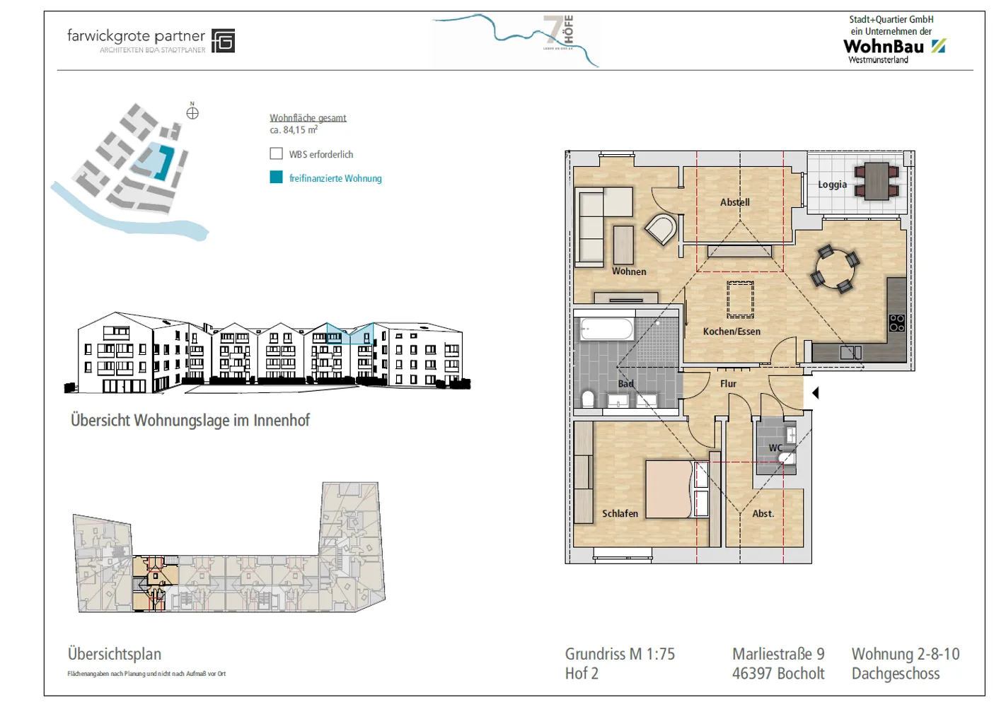 3 Zimmer Wohnung mit 84 m² in Bocholt – Bild 9