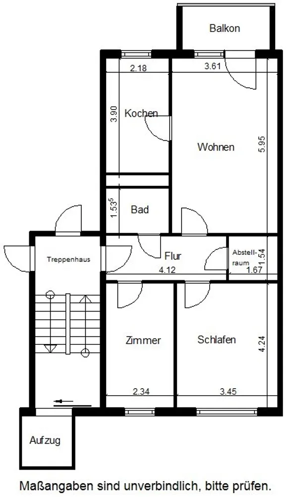 3 Zimmer Wohnung mit 67 m² in Nordhausen – Bild 3