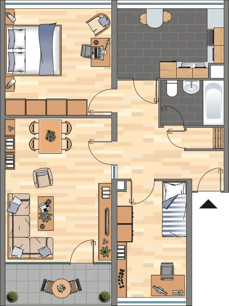 3 Zimmer Wohnung mit 72 m² in Dortmund – Bild 9