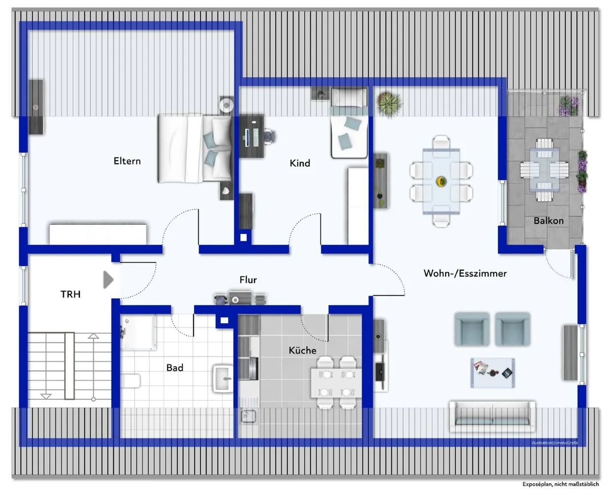 4 room apartment with 72 m² in Aalen – Photo 5