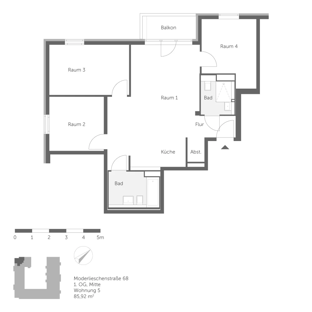 4 Zimmer Wohnung mit 86 m² in Berlin – Bild 4