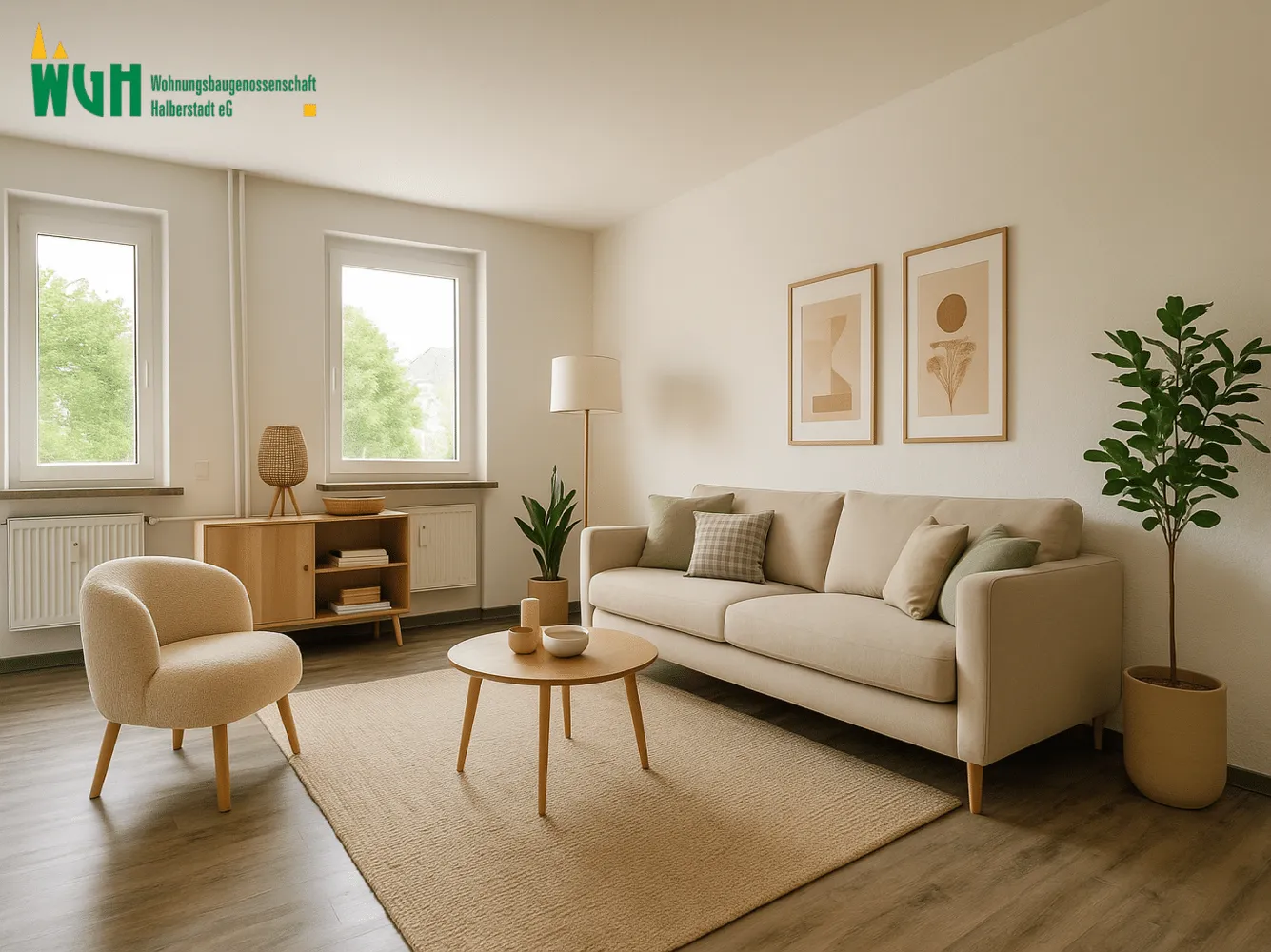 2 Zimmer Wohnung mit 70 m² in Halberstadt – Bild 1