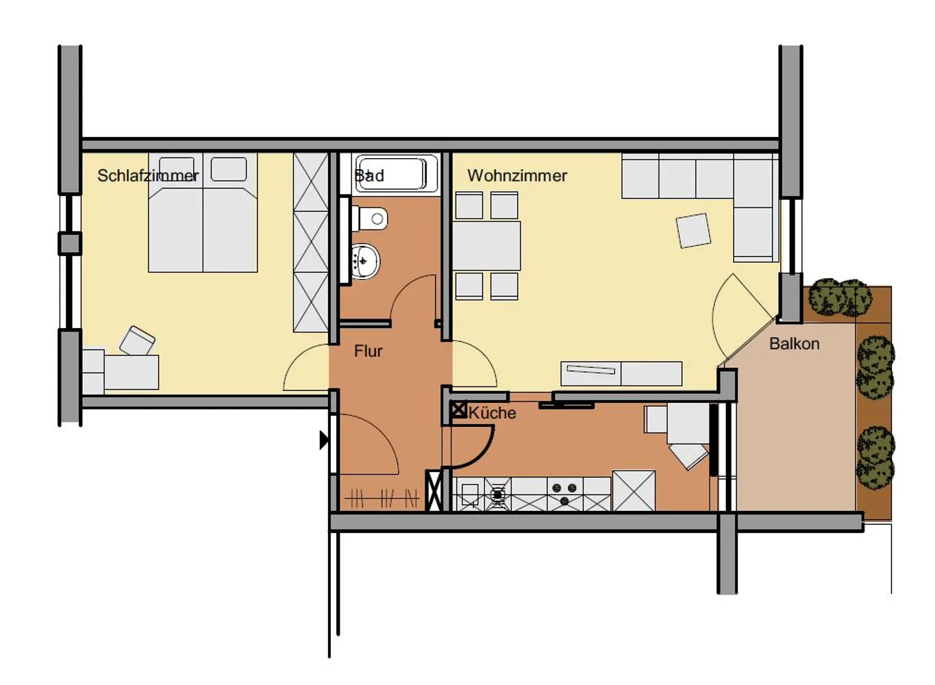 2 Zimmer Wohnung mit 57 m² in Mainz – Bild 6