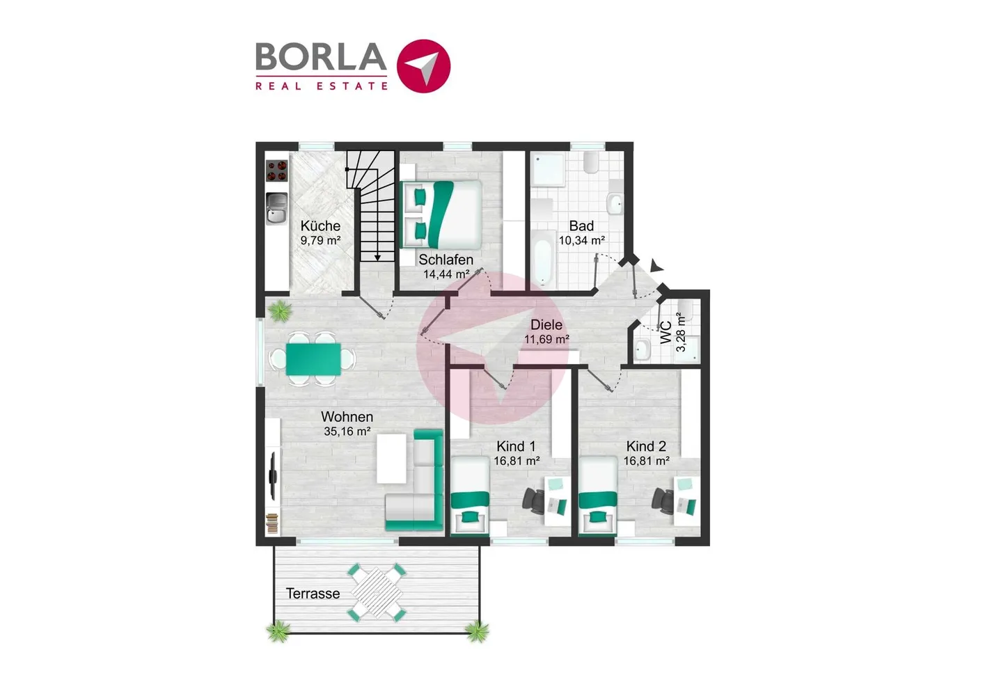 7 Zimmer Wohnung mit 202 m² in Hamburg – Bild 11