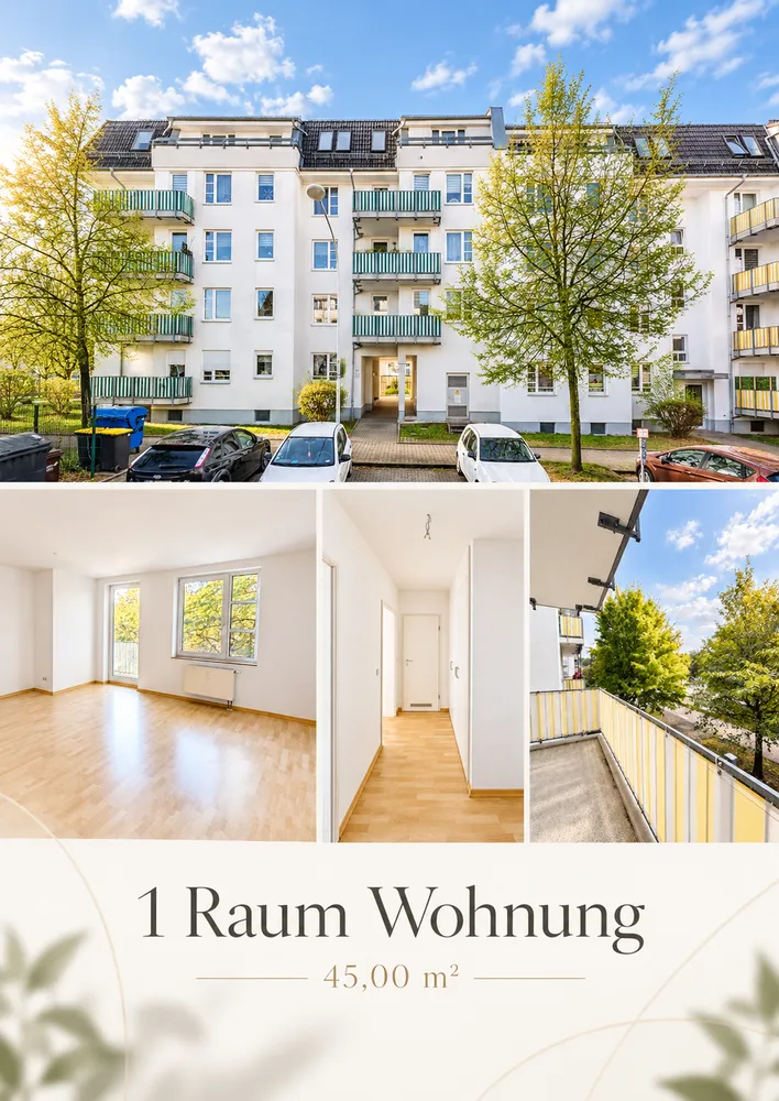 1 Zimmer Wohnung mit 45 m² in Chemnitz – Bild 1