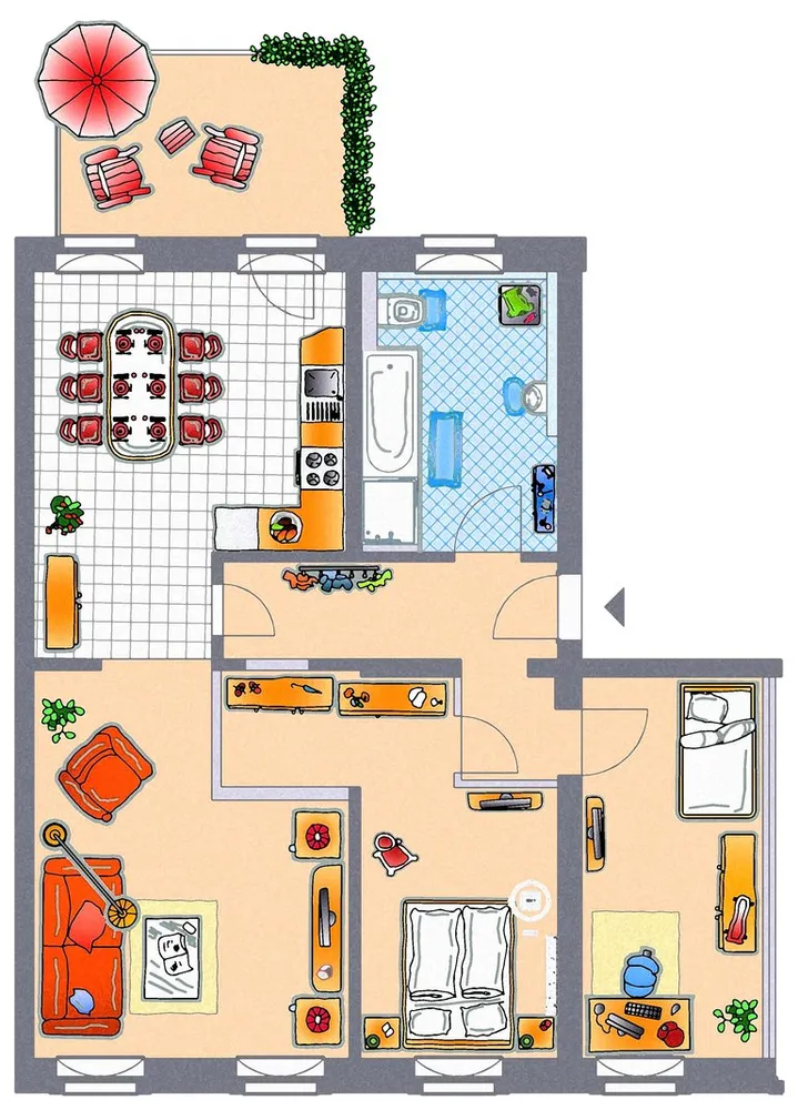 3 Zimmer Wohnung mit 83 m² in Chemnitz – Bild 5