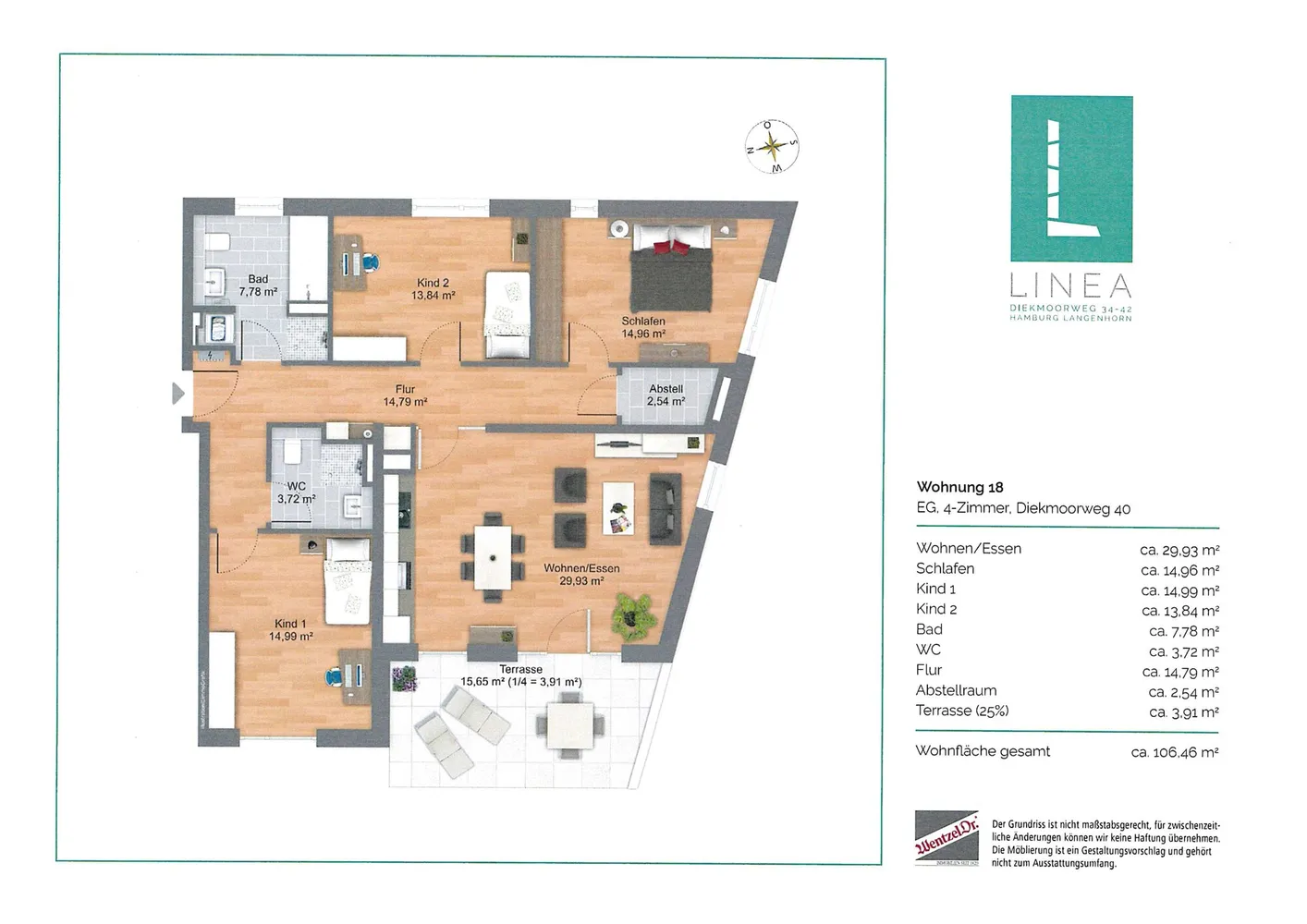 4 Zimmer Wohnung mit 106 m² in Hamburg – Bild 10