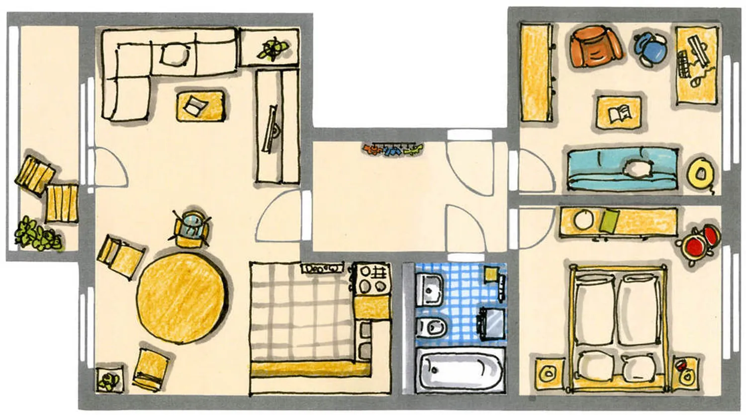 3 Zimmer Wohnung mit 58 m² in Chemnitz – Bild 6