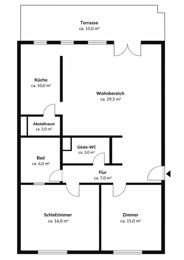 3 Zimmer Wohnung mit 100 m² in Düsseldorf – Bild 8