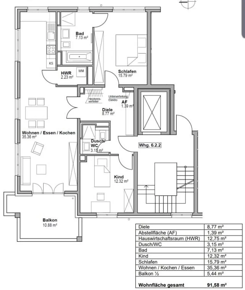 3 Zimmer Wohnung mit 89 m² in Nürnberg – Bild 6