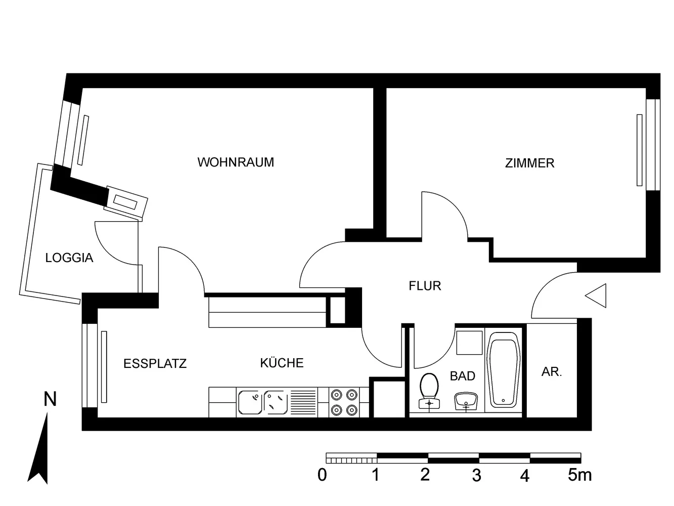 2 room apartment with 62 m² in Berlin – Photo 10