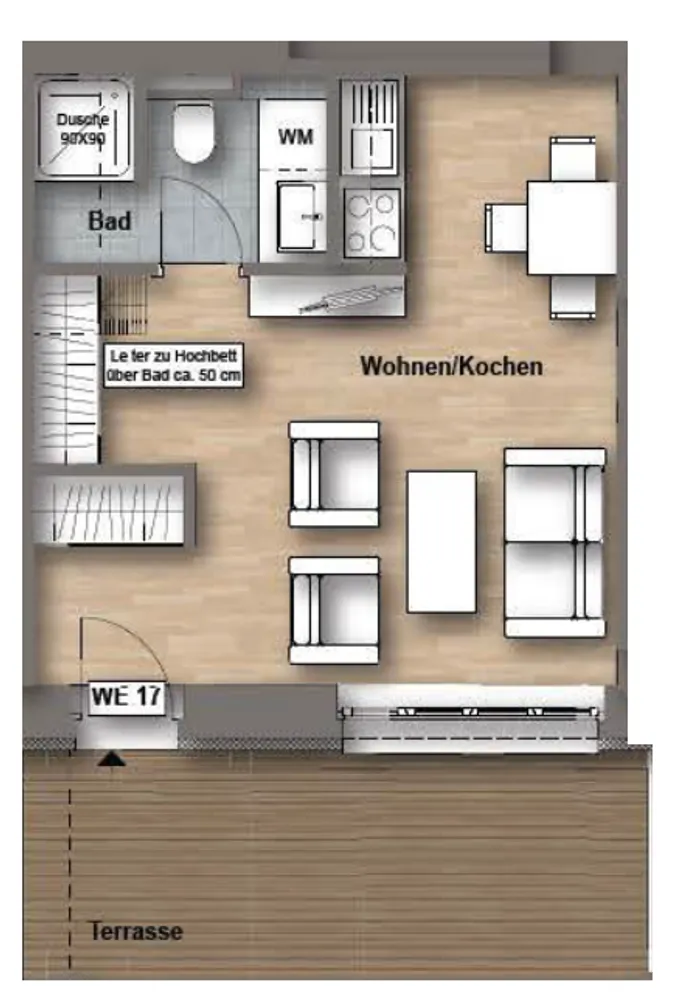 1 Zimmer Wohnung mit 32 m² in Leipzig – Bild 1