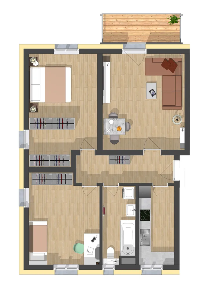 3 Zimmer Wohnung mit 74 m² in Leipzig – Bild 9