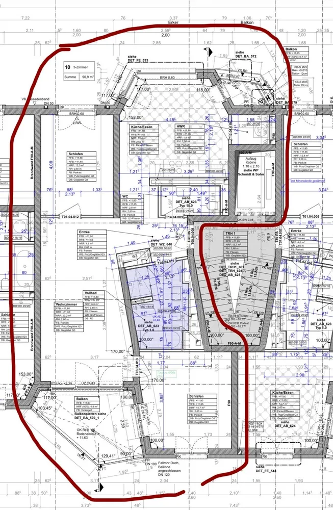 3 Zimmer Wohnung mit 91 m² in Leipzig – Bild 11
