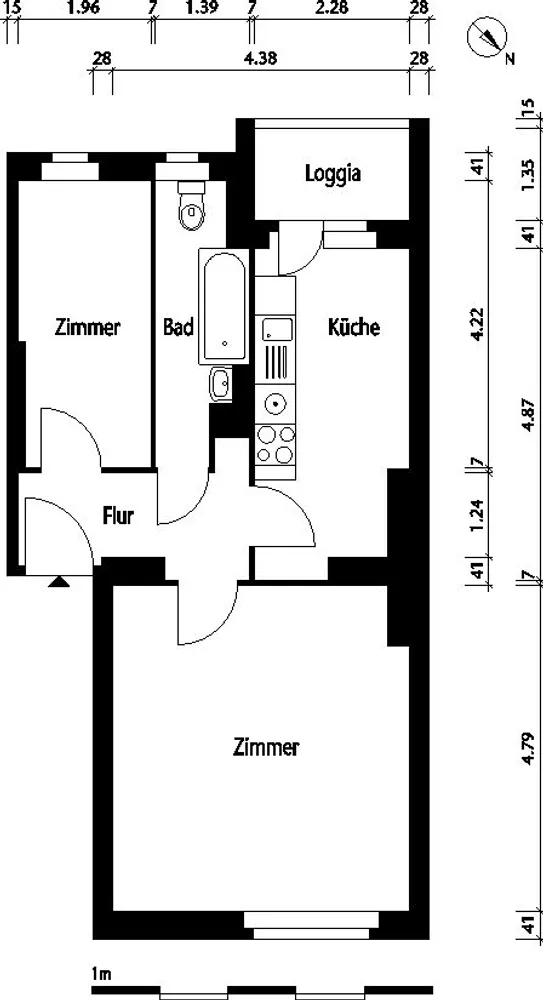2 Zimmer Wohnung mit 50 m² in Berlin – Bild 9
