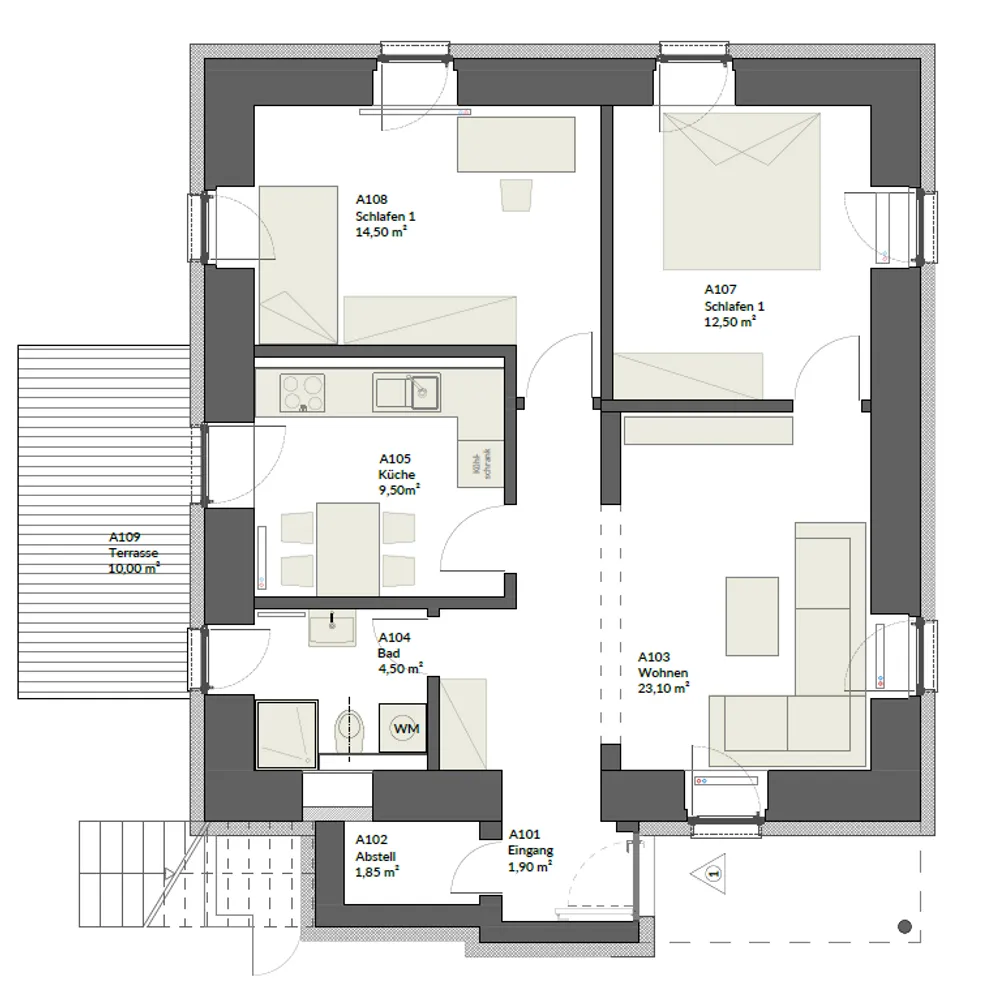 3 Zimmer Wohnung mit 72 m² in Heidelberg – Bild 9