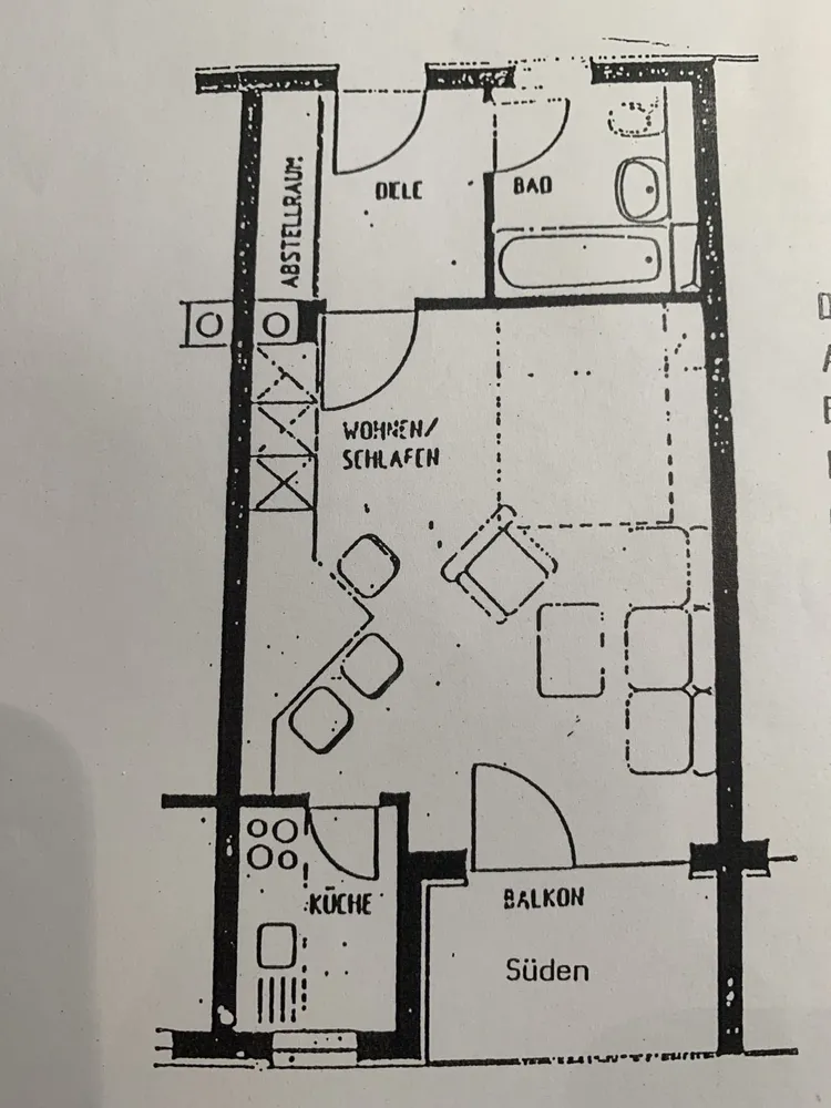 1 Zimmer Wohnung mit 33 m² in München – Bild 3