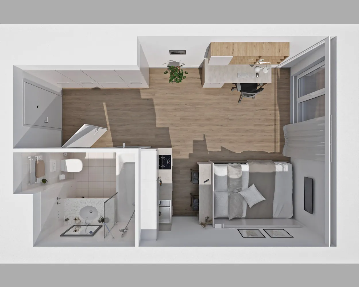 1 Zimmer Wohnung mit 20 m² in Bonn – Bild 5