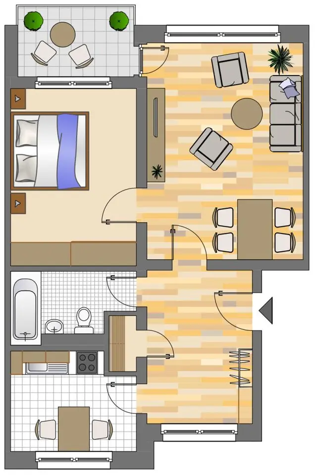 2 Zimmer Wohnung mit 61 m² in Dortmund – Bild 5