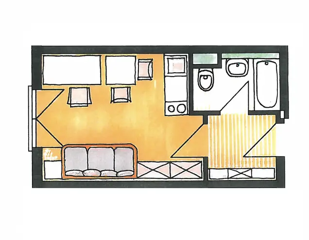 1 Zimmer Wohnung mit 23 m² in Augsburg – Bild 7